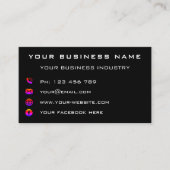 企業パーソナライズされたプロフェッショナルモダン 名刺 (正面)