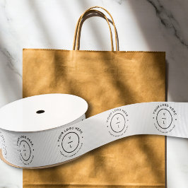 企業ブランドのショップ包装ロゴ事業 グログランリボン