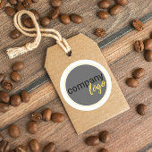 企業マーケティング上のビジネスカスタムブランドロゴ ラウンドシール