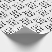 企業ロゴのプロモーションマーケティング ラッピングペーパー (角)