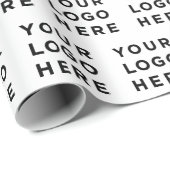 企業ロゴのプロモーションマーケティング ラッピングペーパー (ロールコーナー)