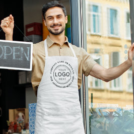 企業ロゴまたはブランドモダンプロフェッショナル エプロン