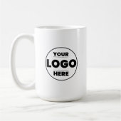 企業ロゴを使用したカスタムコーポレートブランディング コーヒーマグカップ (左)