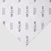 企業ロゴブランドスローガンパーソナライズされた事業 薄葉紙 (詳細)