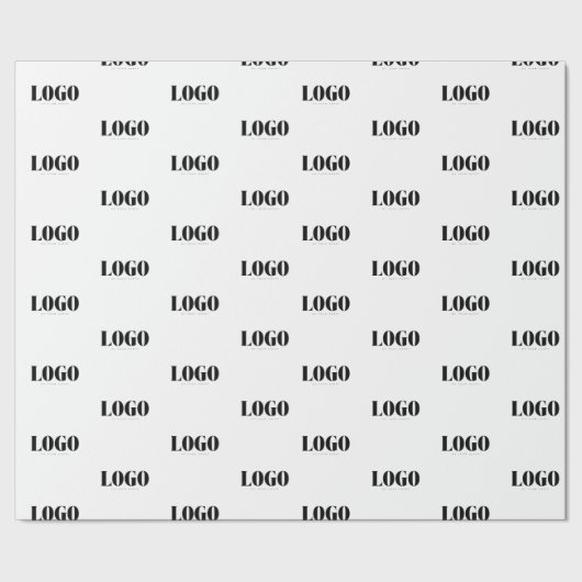 企業ロゴ包装紙 ブランド包装ギフト ラッピングペーパー (シーム)