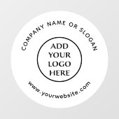 企業ロゴ ここに挿入 ウィンドウサイン (シート)