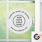 企業ロゴ ここに挿入 ウィンドウサイン (ホーム)