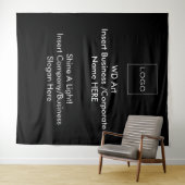 企業ロゴ イベント タペストリー バナー (インサイチュ(横))