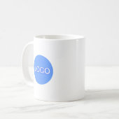 企業ロゴ | オーダーメイドブランド コーヒーマグカップ (正面左)