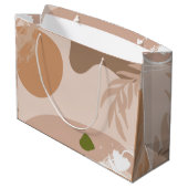 企業ロゴ　コーポレート　ビジネス　ミニマリスト　シック ラージペーパーバッグ (裏面アングル)