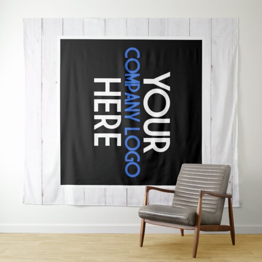 企業ロゴ トレードショー 背景 木製背景 タペストリー (インサイチュ(横))