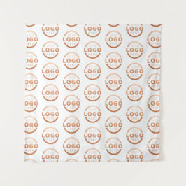 企業ロゴ ビジネス ビデオ会議 背景 タペストリー