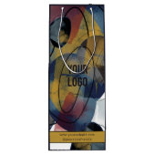 企業ロゴ ビジネス ブランド アブストラクト ワインギフトバッグ (裏面)