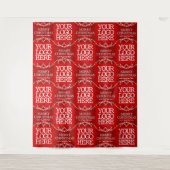 [企業ロゴ] メリークリスマス＆ハッピーニューイヤー タペストリー (正面)