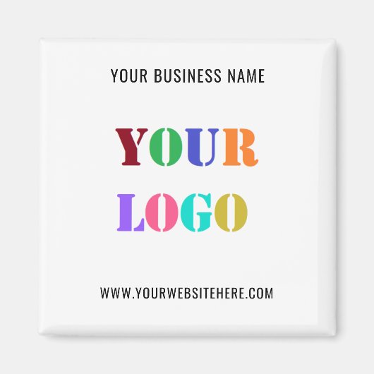 企業ロゴ・文字宣伝用磁石 マグネット (正面)