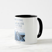 企業体質のマグを生き延びること マグカップ (正面右)