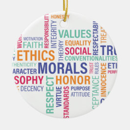 「企業倫理」 セラミックオーナメント