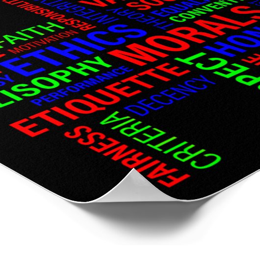 企業倫理 ポスター (角)