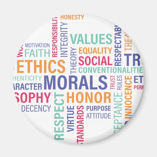 「企業倫理」 マグネット (正面)