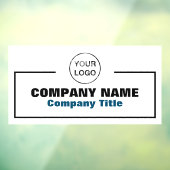 企業名とロゴ ウィンドウサイン (シート3)