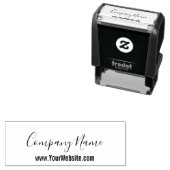 企業名スクリプトWebサイト文字テンプレート セルフインキングスタンプ (インサイチュ)