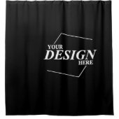 企業名デザイン独自 シャワーカーテン (正面)