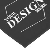 企業名デザイン独自 ショートテーブルランナー (コーナー)