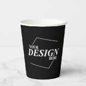 企業名デザイン独自 紙コップ (裏面)