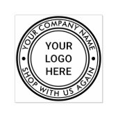 企業名プロフェッショナルブランドロゴ セルフインキングスタンプ (デザイン)