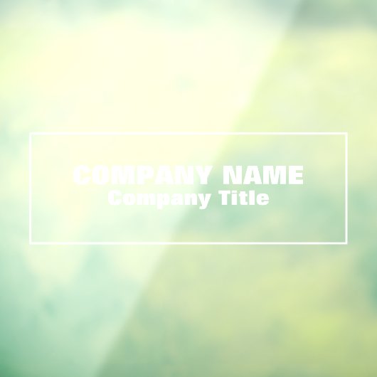 企業名 ウィンドウサイン (シート3)