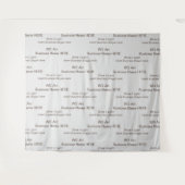 企業名、スローガン ブランディング イベント、トレードショー タペストリー (正面(横))