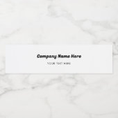 企業名 & 本文 顧客 ギフト ペットボトルラベル (シングルラベル)