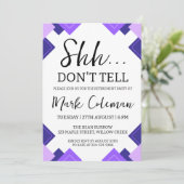 企業向けサプライズ退職パーティーの招待状 招待状 (スタンド正面)