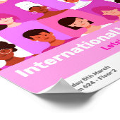 企業国際女性デー8月8日ポスター ポスター (角)