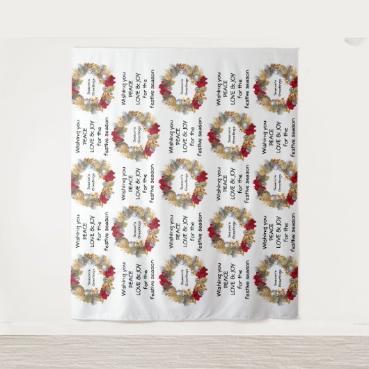 企業教会ビジネス | ロゴ | 祭りのような タペストリー (正面)