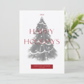 企業用クリスマスツリー シーズンカード (スタンド正面)