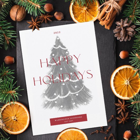 企業用クリスマスツリー シーズンカード