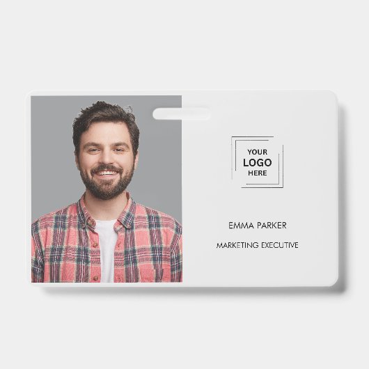 企業用ID・アクセスデザイン バッジ (正面)