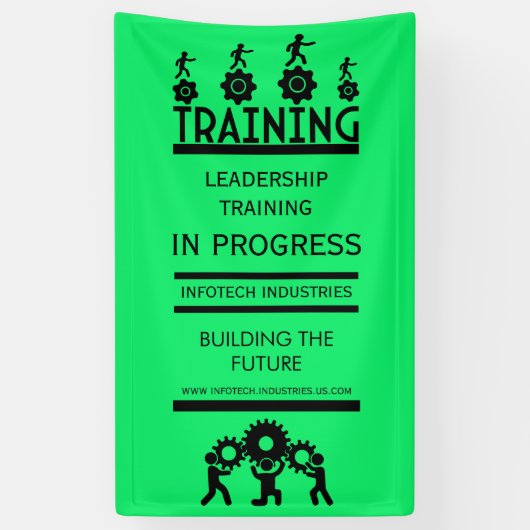 企業研修イベント 横断幕 (縦)