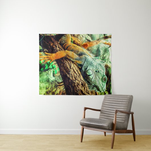 伊グアナ タペストリー (インサイチュ(横))