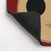 伊丹ブードゥーの人形の頭部 マウスパッド (コーナー)