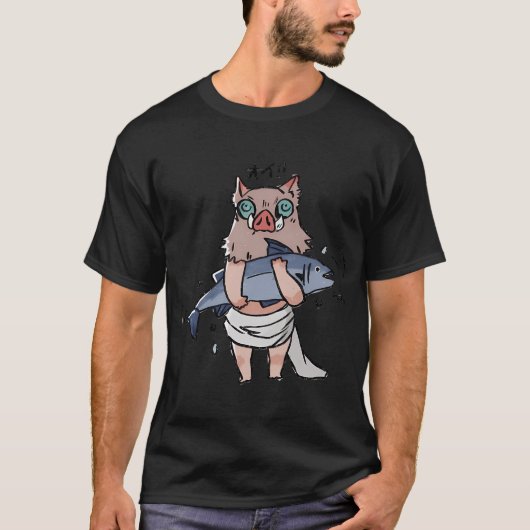 伊之助 釣り Tシャツ (正面)