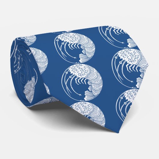 伊勢エビの円 ネクタイ (ロール)