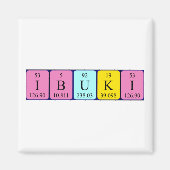 伊吹周期表名磁石 マグネット (正面)