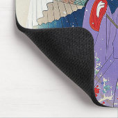 伊東深水『吹雪』 マウスパッド (コーナー)