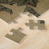 伊東若冲の松の木と白の鳳凰 ジグソーパズル (側面)