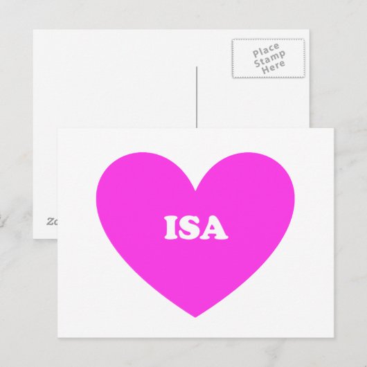 伊紗 ポストカード (正面/裏面)