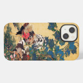 伊藤若冲による「鶏と紫陽花図」 iPhoneケース (裏面横)
