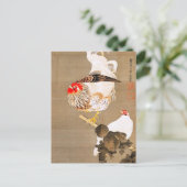 伊藤若冲のゲンドアンドロスター ポストカード (スタンド正面)