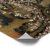 伊藤若冲の梅と月 ポスター (角)